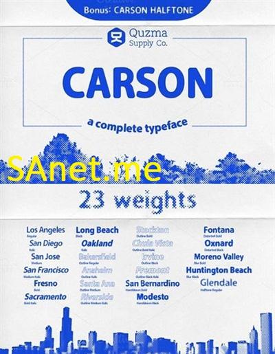 Carson Bundle Font
