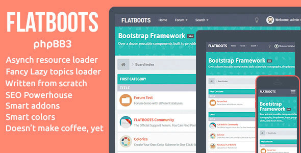 FLATBOOTS - Themeforest phpBB3 Theme
