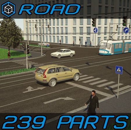 Turbosquid: 3D Road Elements Pack