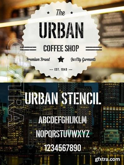 CM - Urban Stencil Display Font 735906