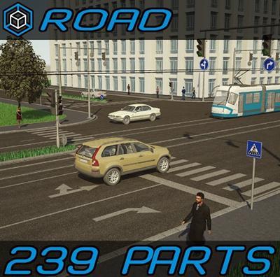 Turbosquid - 3D Road Elements Pack