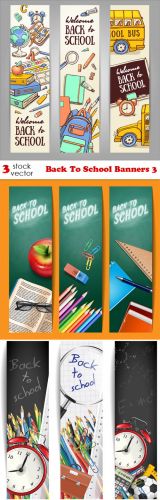 Vectors - Back To School Banners 3