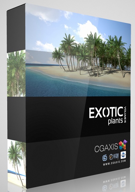 CGAxis Models Volume 15 Exotic Plants 3D Models