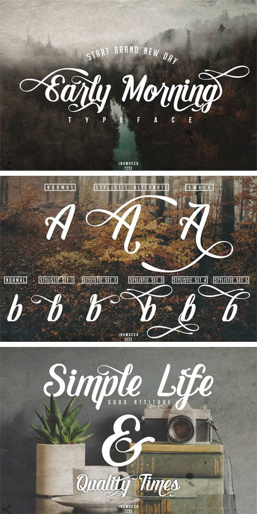 Early Morning Typeface 896900