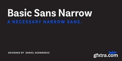 Basic Sans Narrow Font Family - 28 Fonts $999