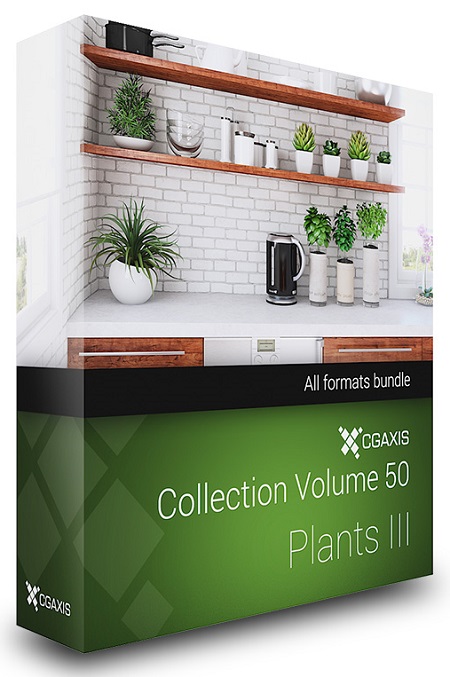 CGAxis Models Volume 50 3D Plants III