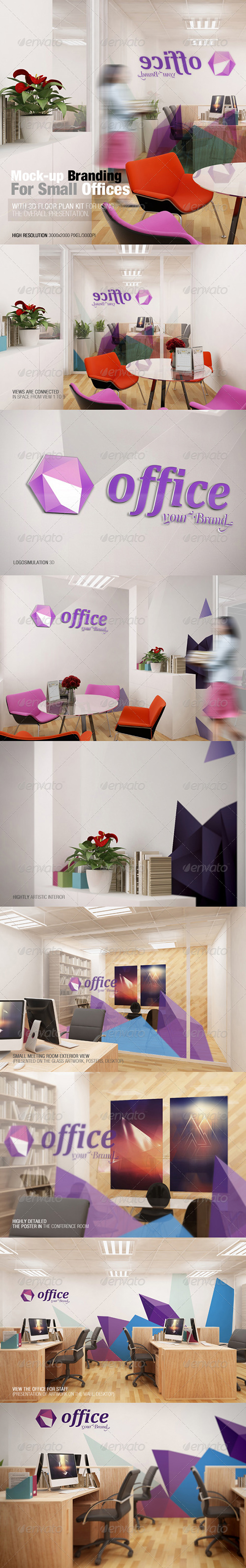 GraphicRiver - Mockup Branding For Small Offices 7688046
