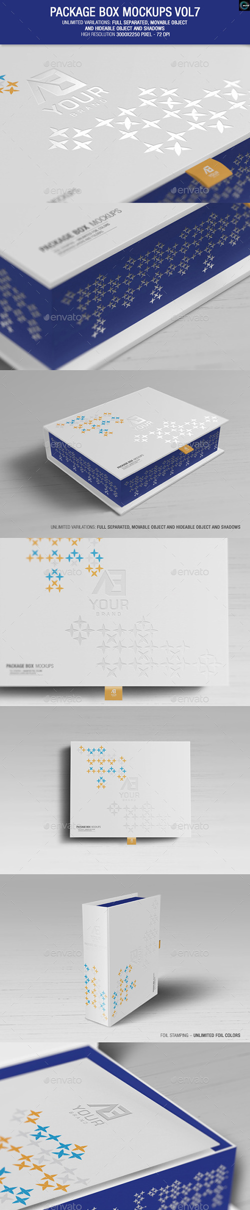 GraphicRiver - Package Box Mockups Vol.7 9924029