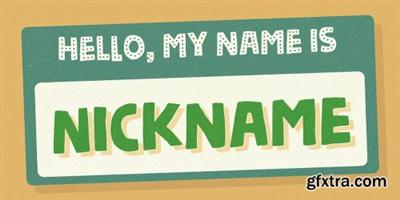 Nickname Font Family - 7 Fonts