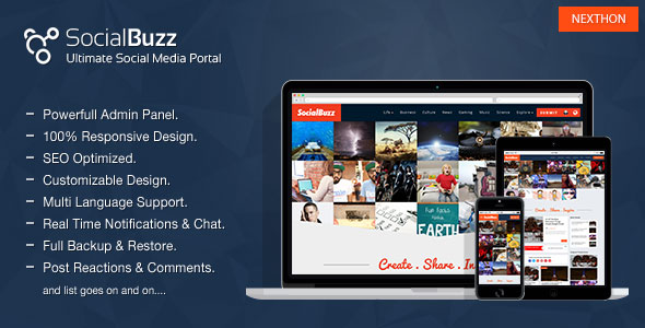 SocialBuzz v1.4 - Ultimate Social Media Portal