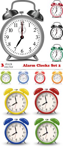 Vectors - Alarm Clocks Set 2