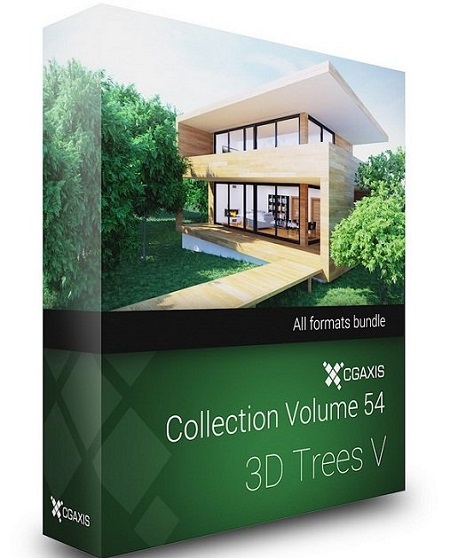 CGAxis Models Volume 54 - 3D Trees V