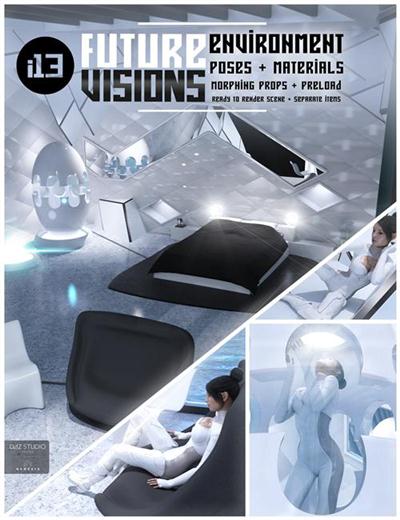DAZ3D i13 Future VISIONS Environment and Poses