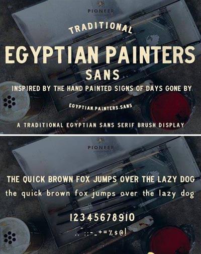 Egyptian Painters Sans 1013225