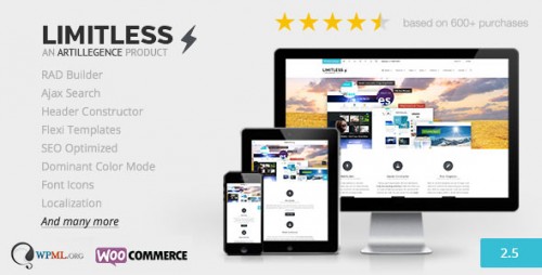 Nulled Limitless v2.5.7 - Multipurpose Drag n Drop Theme visual