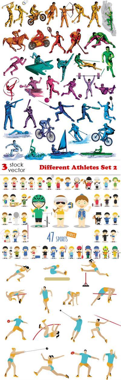 Vectors - Different Athletes Set 2