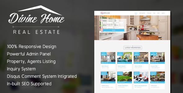 Divine Home - Real Estate Portal