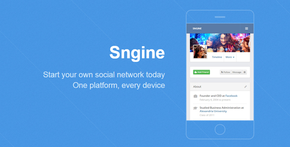 Sngine v2.5.1 - The Ultimate PHP Social Network Platform