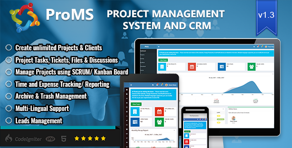 ProMS v1.3.1 - Premium Project Management System