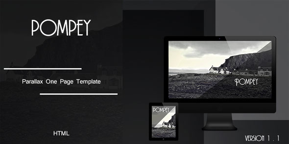 Pompey - Parallax One Page HTML Template