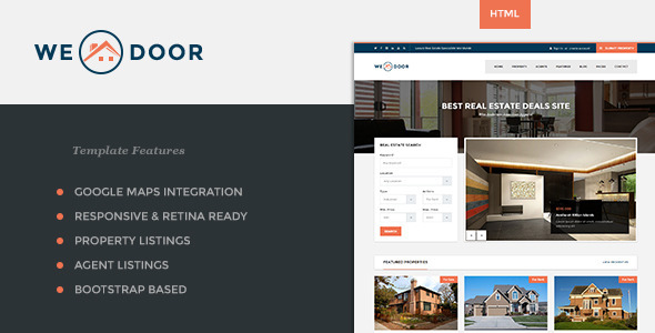 Wedoor - Responsive Real Estate HTML Template