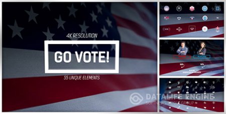 Go Vote 4k Project - Project for After Effects (Videohive)