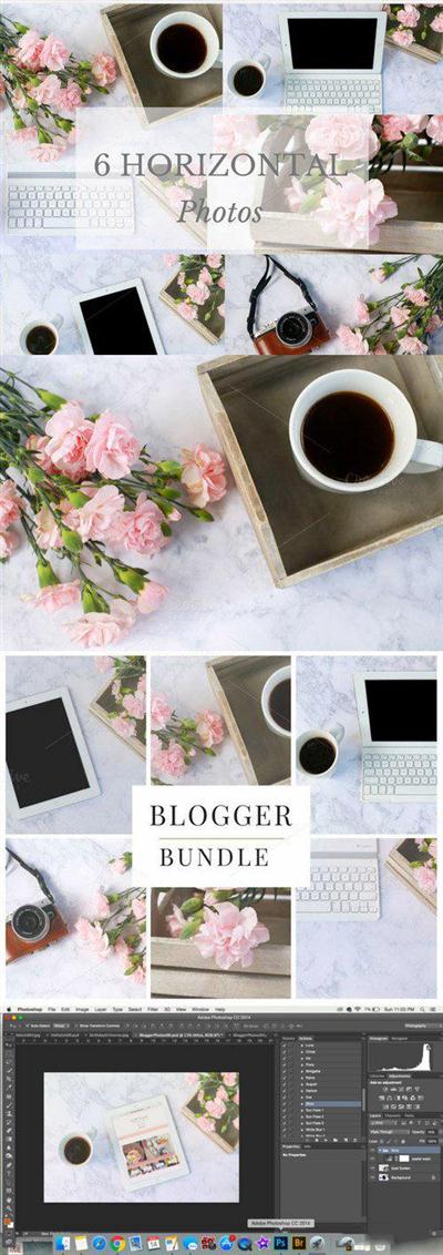 CreativeMarket - Pretty Photo Bundle for Bloggers 846909