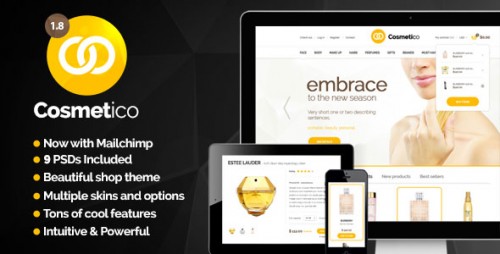 Nulled Cosmetico v1.8.7 - Responsive eCommerce WordPress Theme cover