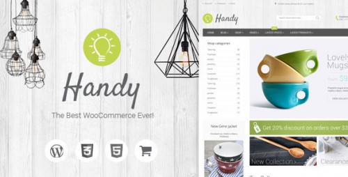 Nulled Handy v4.10 - Handmade Shop WordPress WooCommerce Theme snapshot