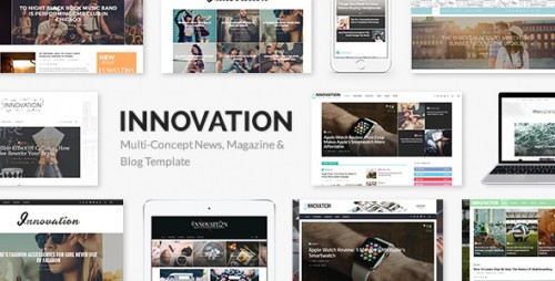 Nulled INNOVATION v3.0 - Multi-Concept News, Magazine & Blog Template snapshot