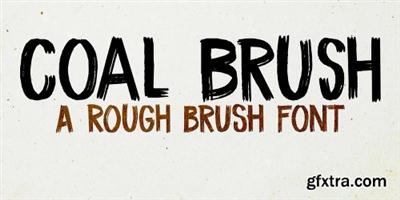 Coal Brush Font Family - 2 Fonts $99