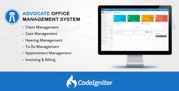 Advocate Office Management System v1.3