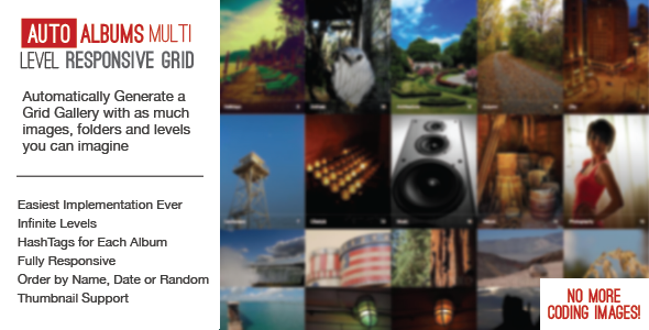 Auto Photo Albums – Multi Level Image Grid