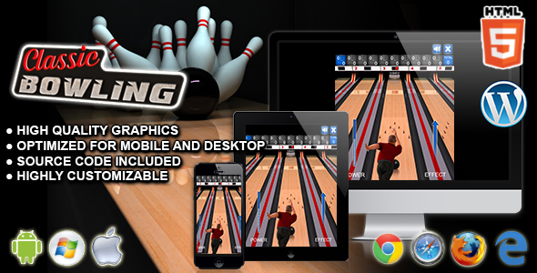 Classic Bowling - HTML5 Sport Game