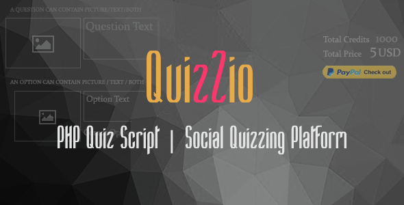 Quizzio - PHP Quiz Website Script | Viral Social Quizzes