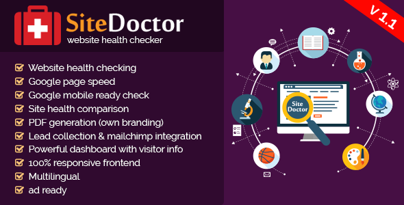 SiteDoctor v1.1 - website health checker