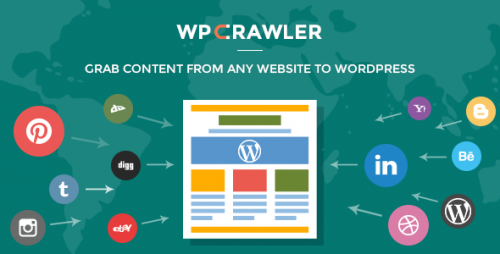 Nulled WP Crawler v1.1.3 - Grab Any Website Content To WordPress image