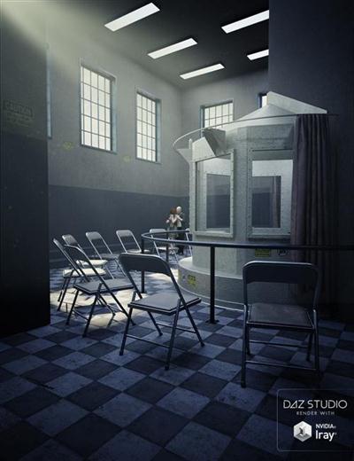 DAZ3D - Poser: Prison Bundle + Prison Death Chamber