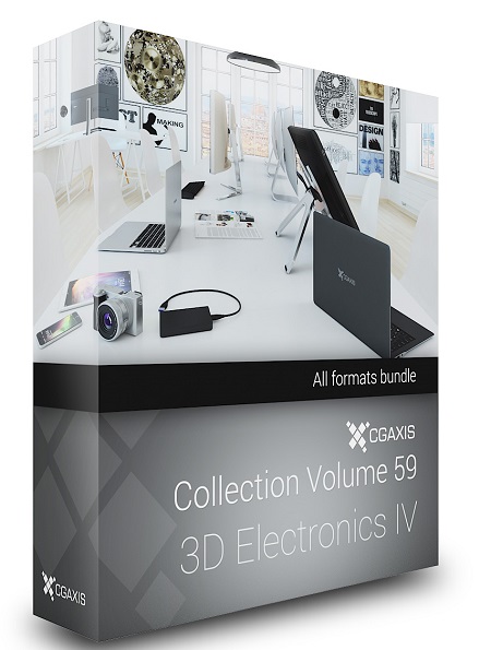 CGAxis Models Volume 59 : 3D Electronics IV