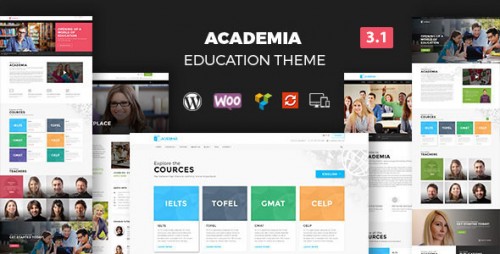 Nulled Academia v3.2.1 - Responsive Education Theme For WordPress product image
