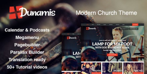 Nulled Dunamis - Modern Church theme - WordPress photo