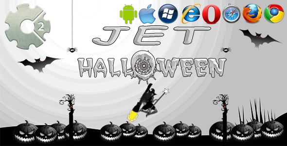 Jet Halloween HTML5 Game 