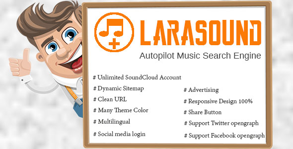 LaraSound - Autopilot Music Search Engine