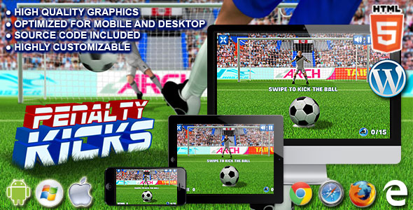 Penalty Kicks - HTML5 Sport Game 