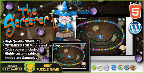 The Sorcerer - HTML5 Game