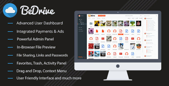 BeDrive v1.9 - File Sharing and Cloud Storage