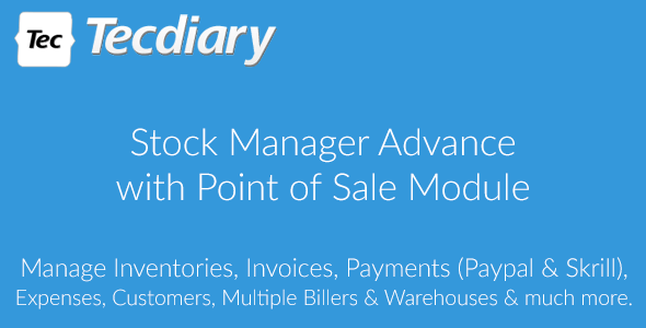 Stock Manager Advance with Point of Sale Module v3.2.2