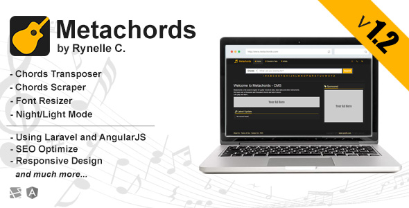 Metachords CMS v1.2 : Chords & Tabs 