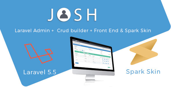 Josh v5.12.2 - Laravel Admin Template + Front End + CRUD