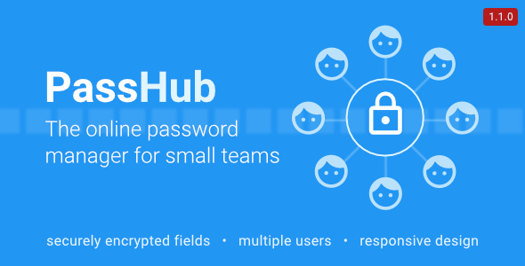 PassHub v1.1.0 - online password manager 